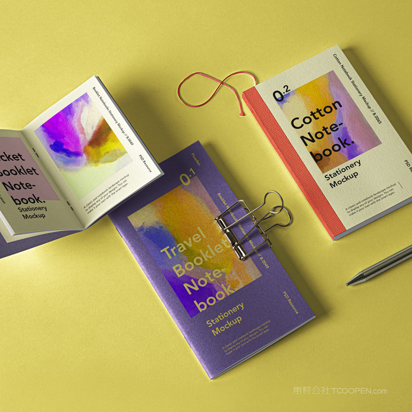 书籍企业画册贴图样机