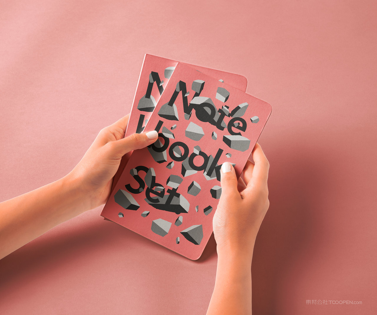 笔记本样机效果图展示画册杂志封面