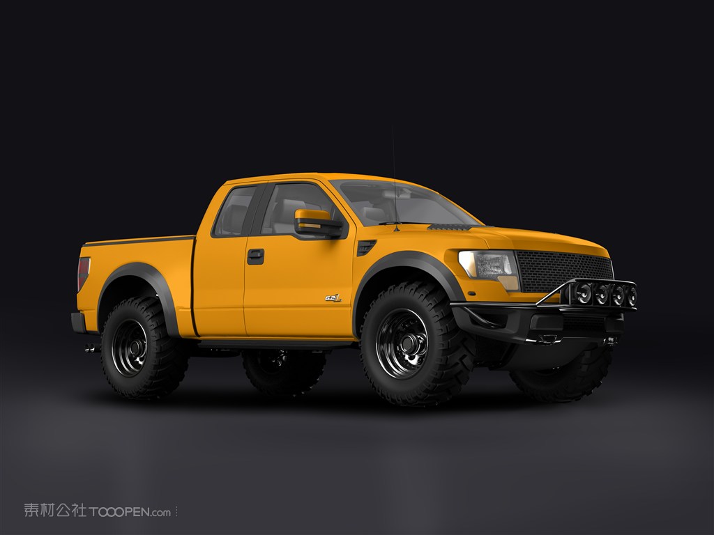 公共汽车大巴车厢式货车面包车贴图样机设计模板效果VI素材PSD分层