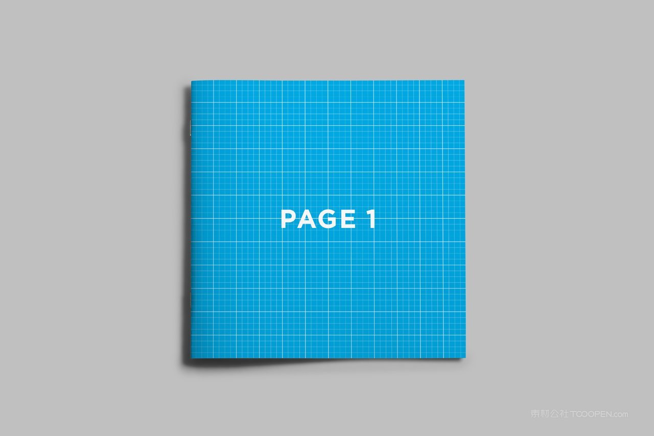 家居生活杂志细节方形画册样机 (3)