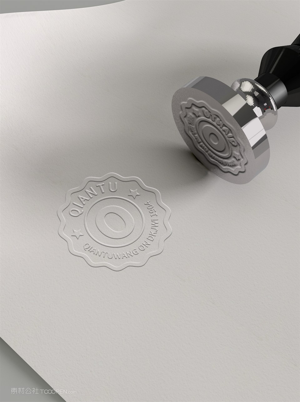 钢印logo印章样机