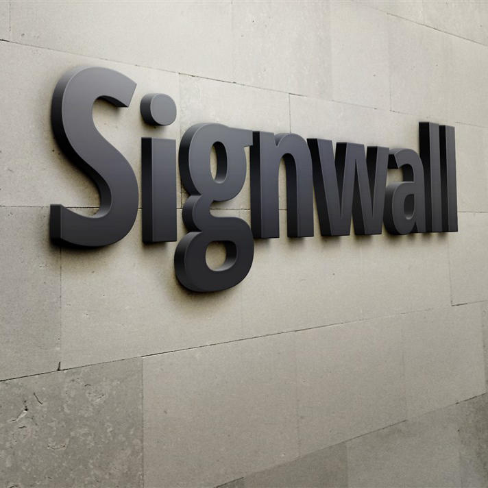 3D立体字logo墙展示样机