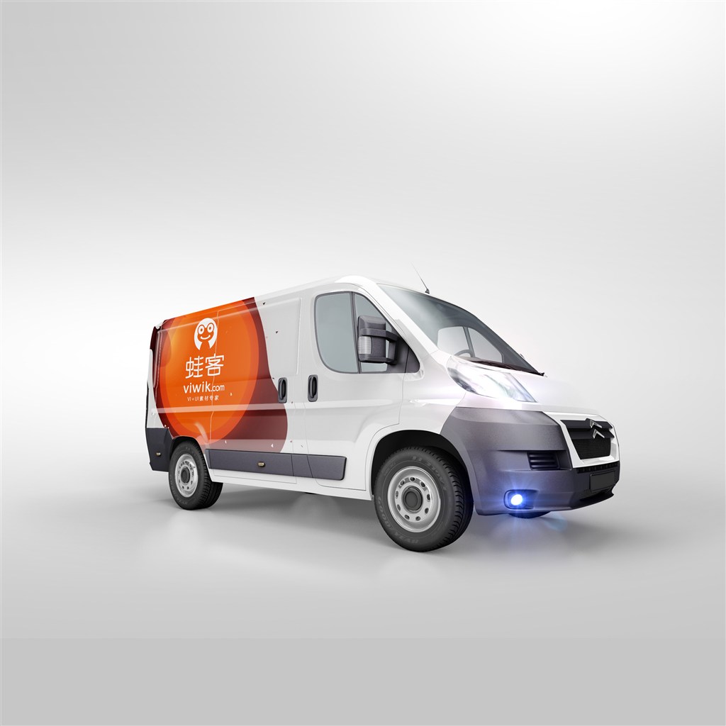 商务车侧面汽车样机