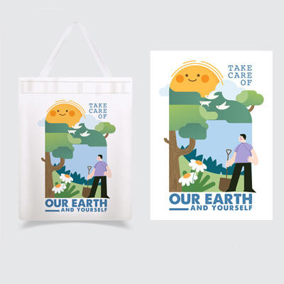 卡通环保手提袋