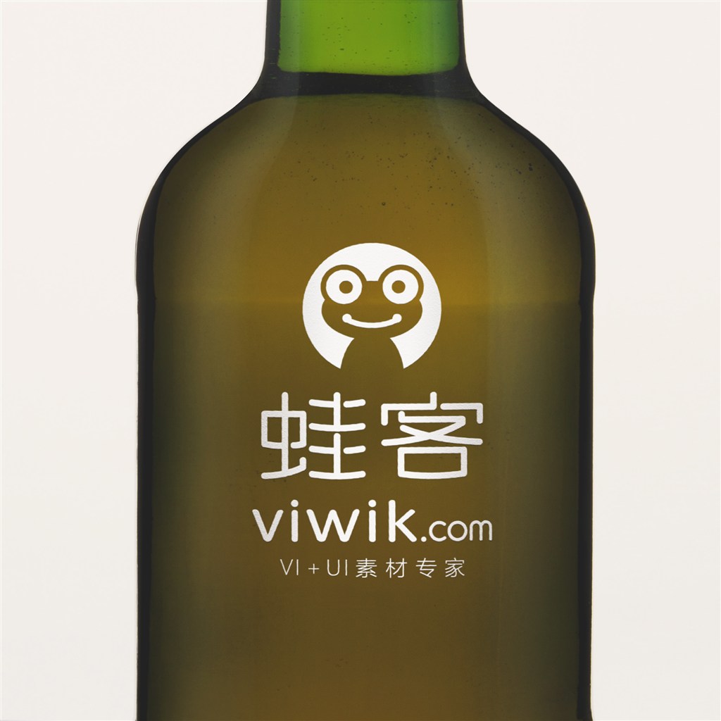 酒瓶logo样机贴图