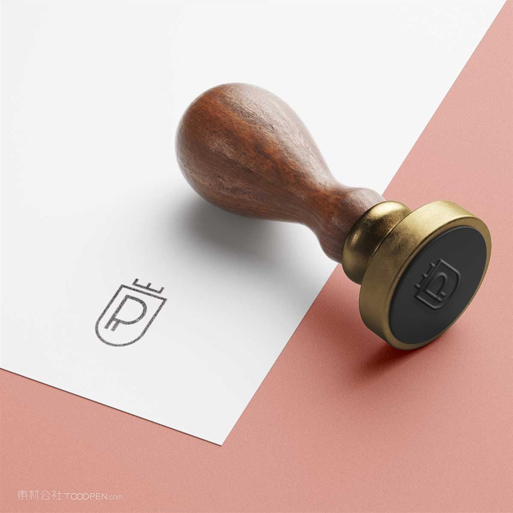 国外酒店vi印章logo样机