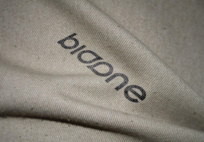 布纹字体样机模板