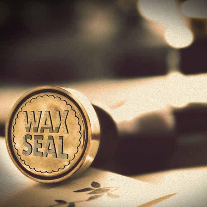 腊封印章样机模板