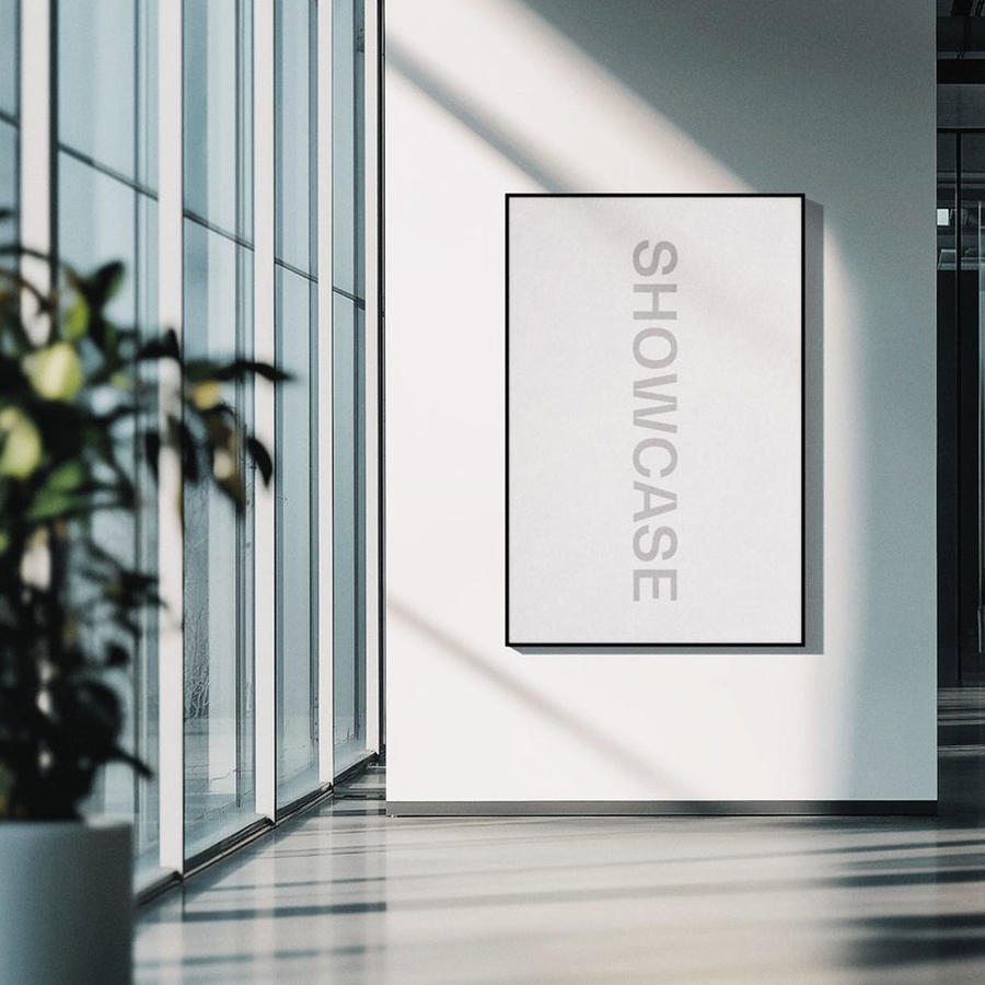 办公室海报样机