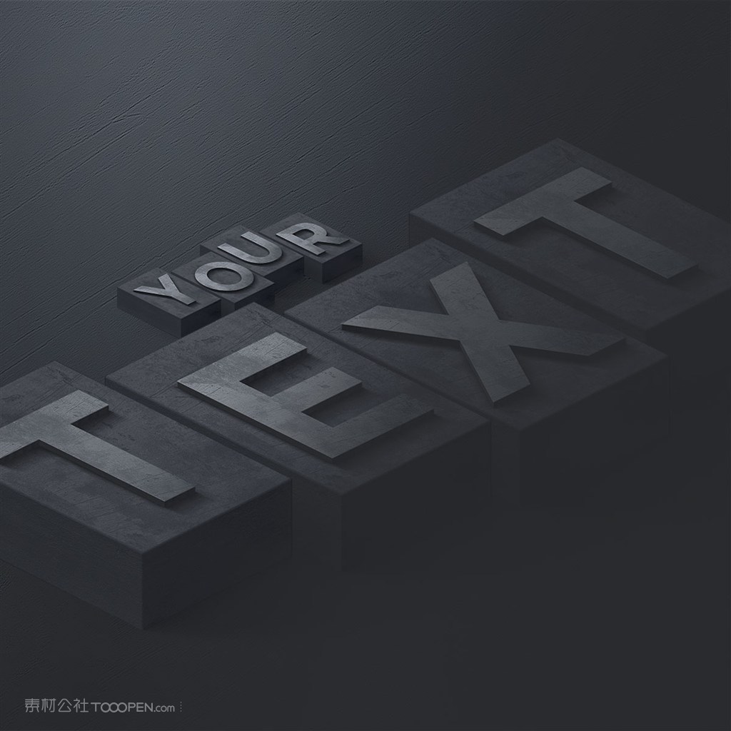 精美办公用品立体logo标志样机素材