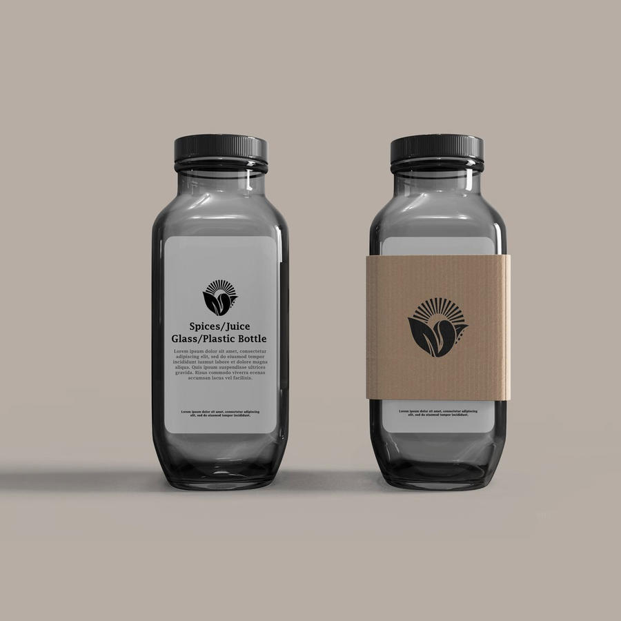 果酱果汁玻璃瓶样机