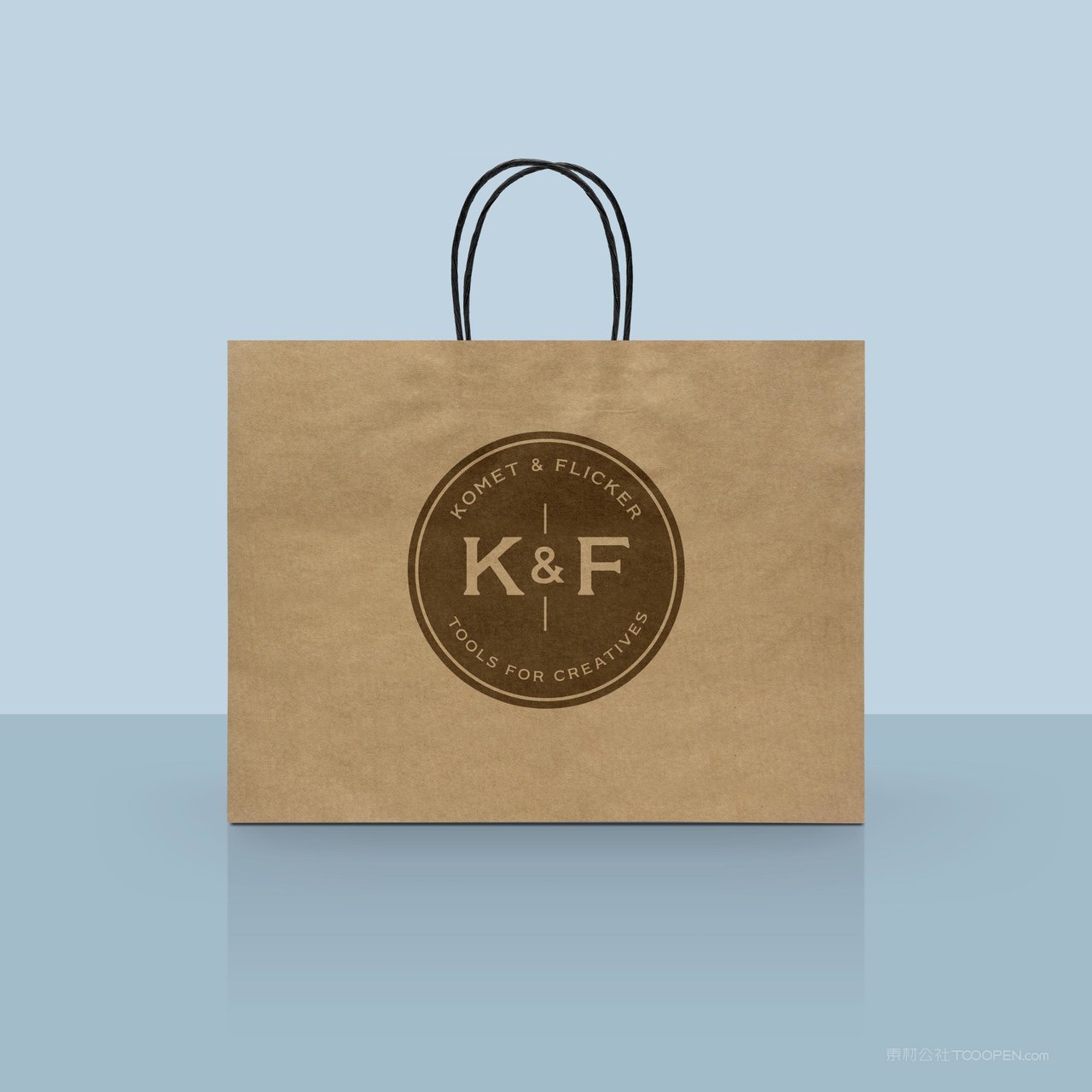牛皮纸手提袋样机