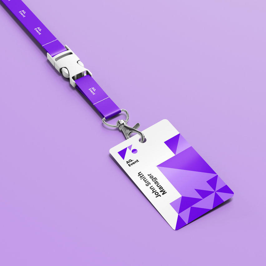 简约工作牌样机素材