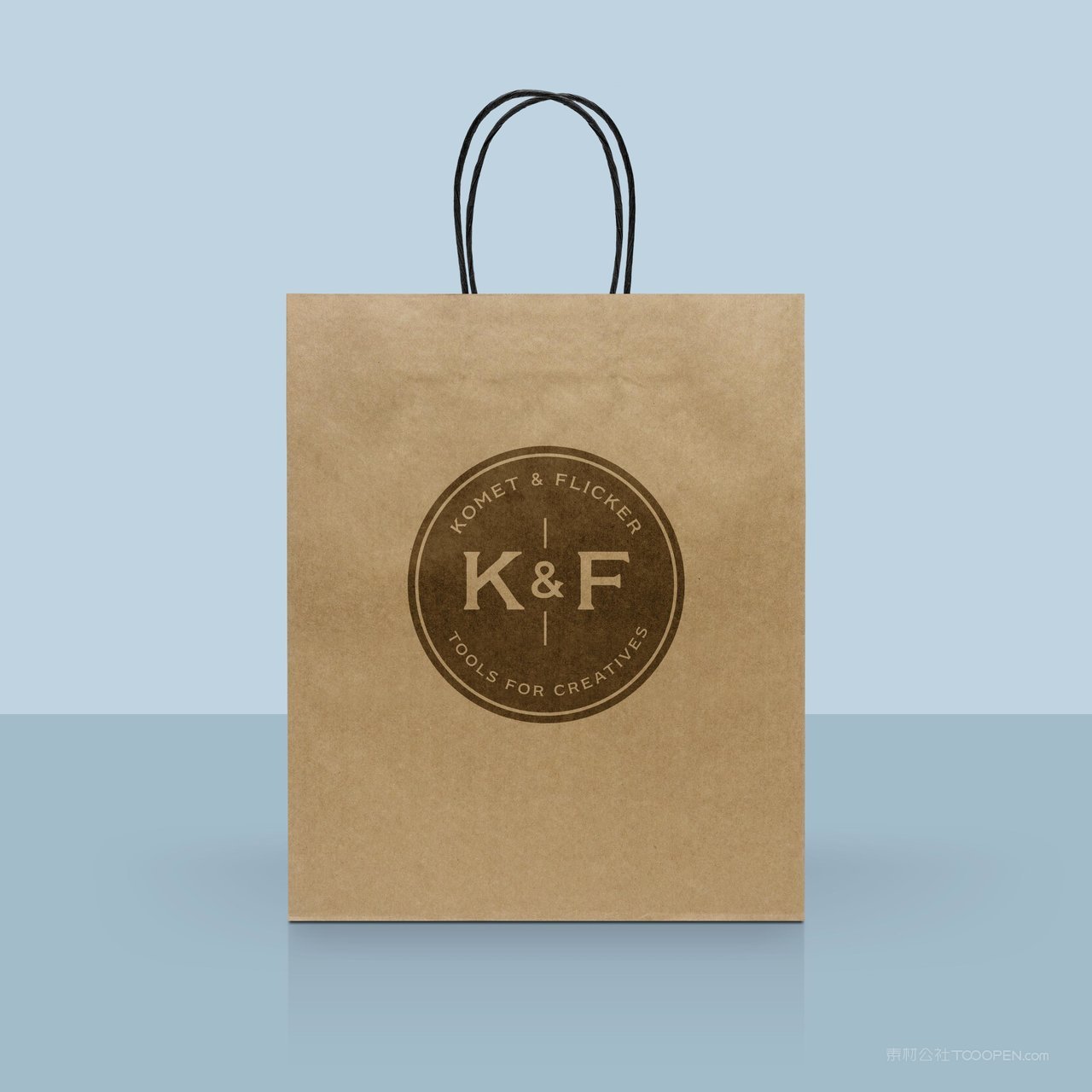 牛皮纸手提袋样机