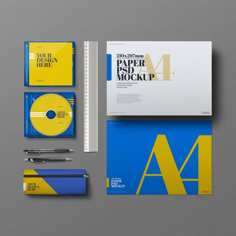 品牌vi文具用品样机