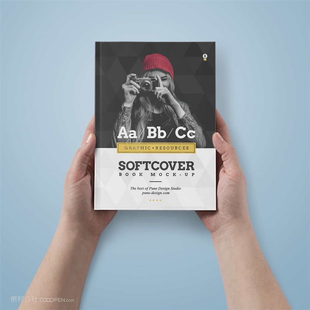 画册封面设计样机