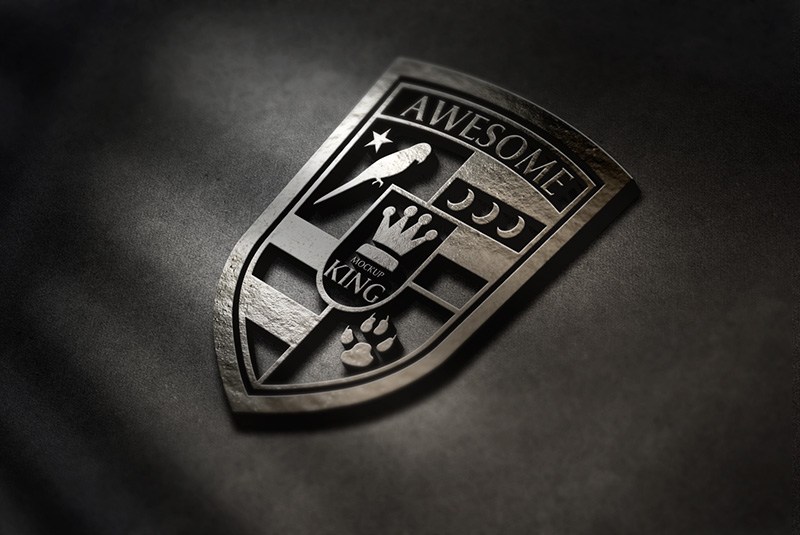 3d立体logo智能贴图样机