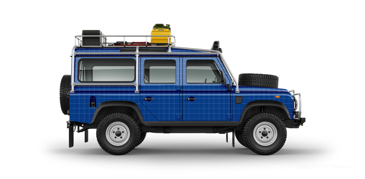 越野车汽车车贴样机