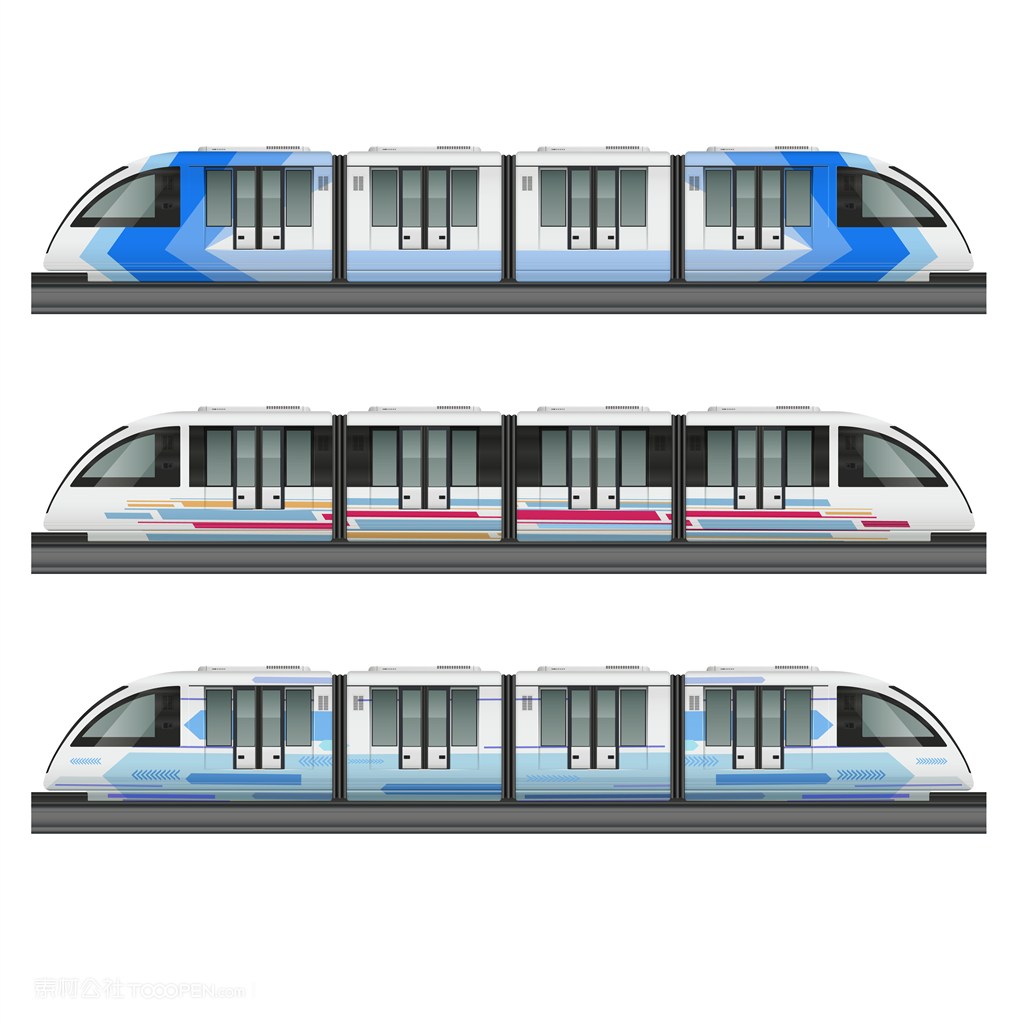 电车轻轨贴图样机
