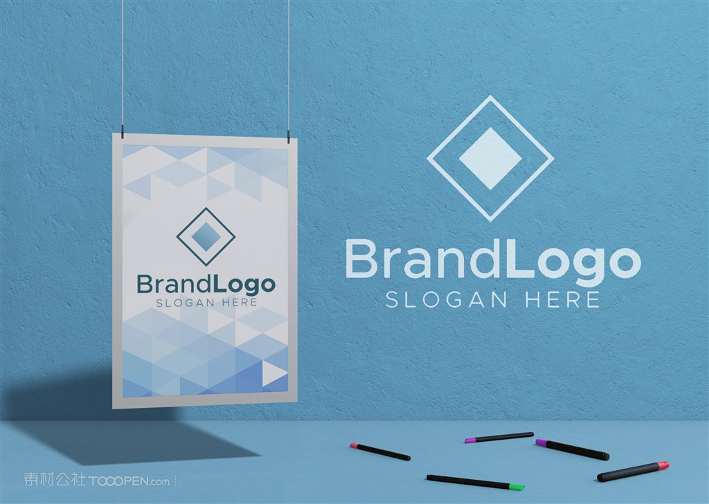 企业logo展示样机