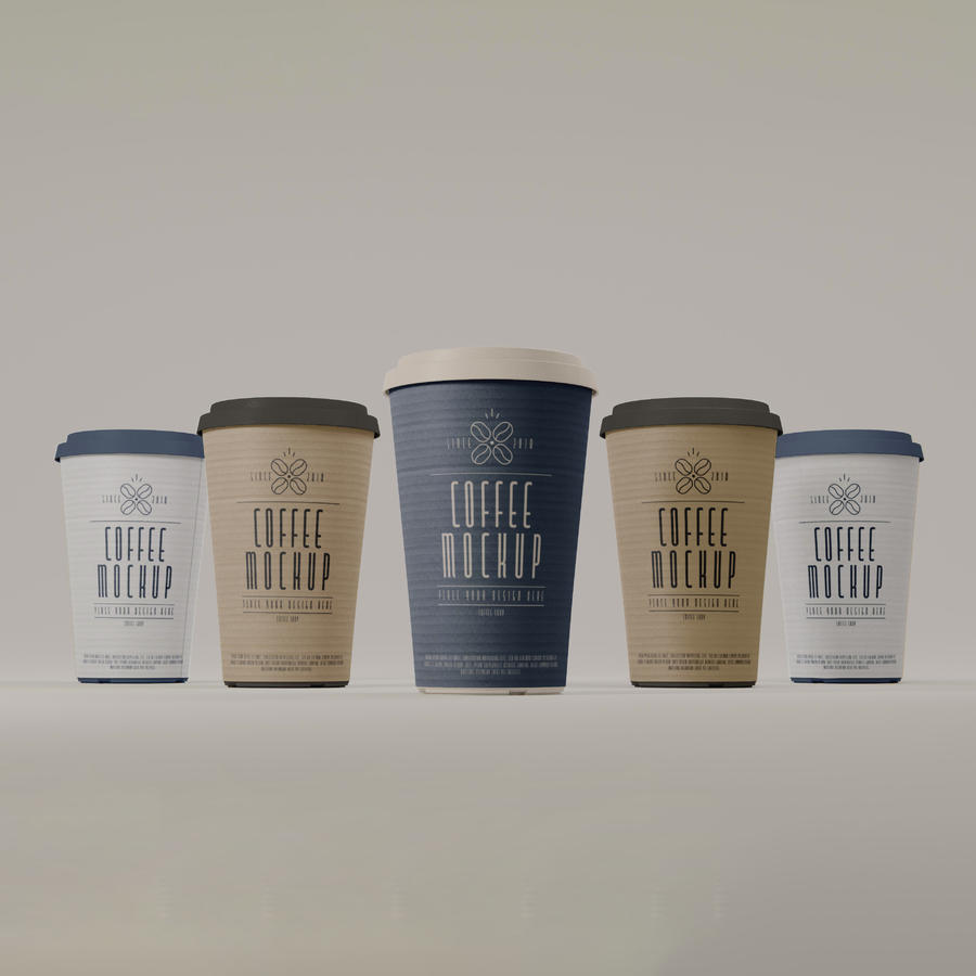 一次性咖啡杯样机