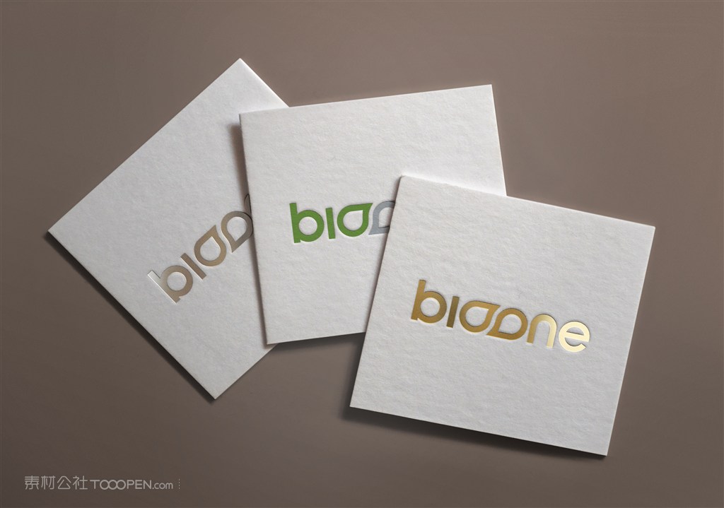 烫金logo卡片样机