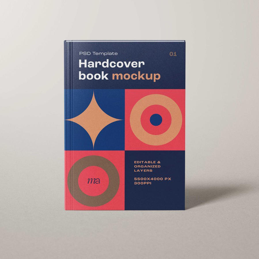 精装硬封书样机