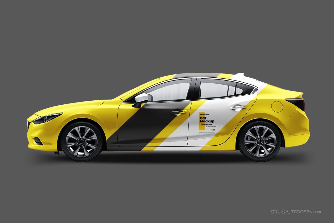 汽车油漆车贴样机