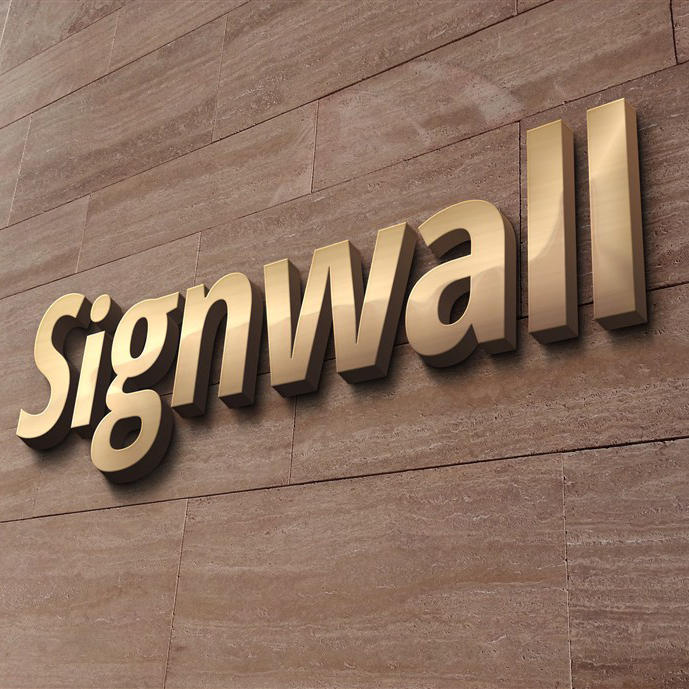 3D立体铜字logo墙展示样机