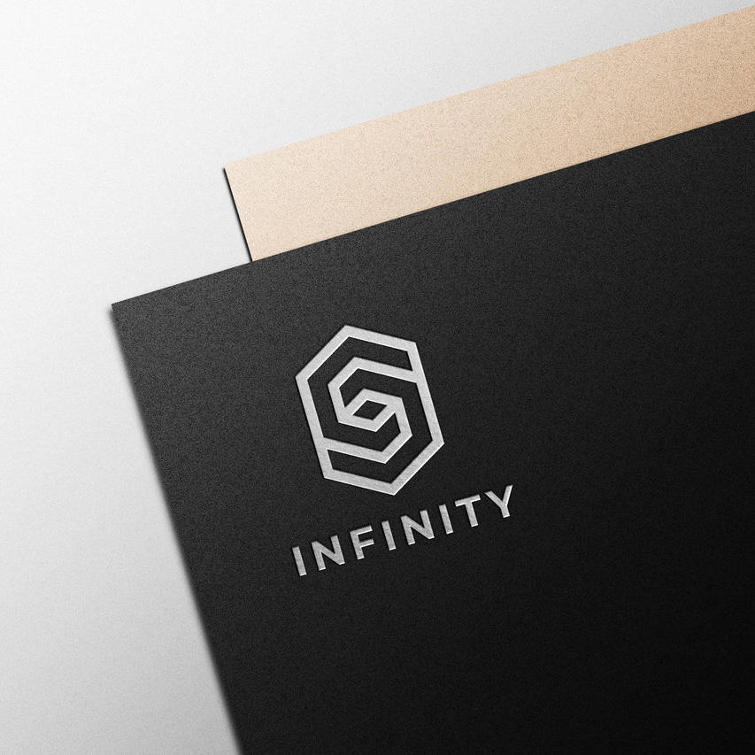 特种纸烫银logo样机