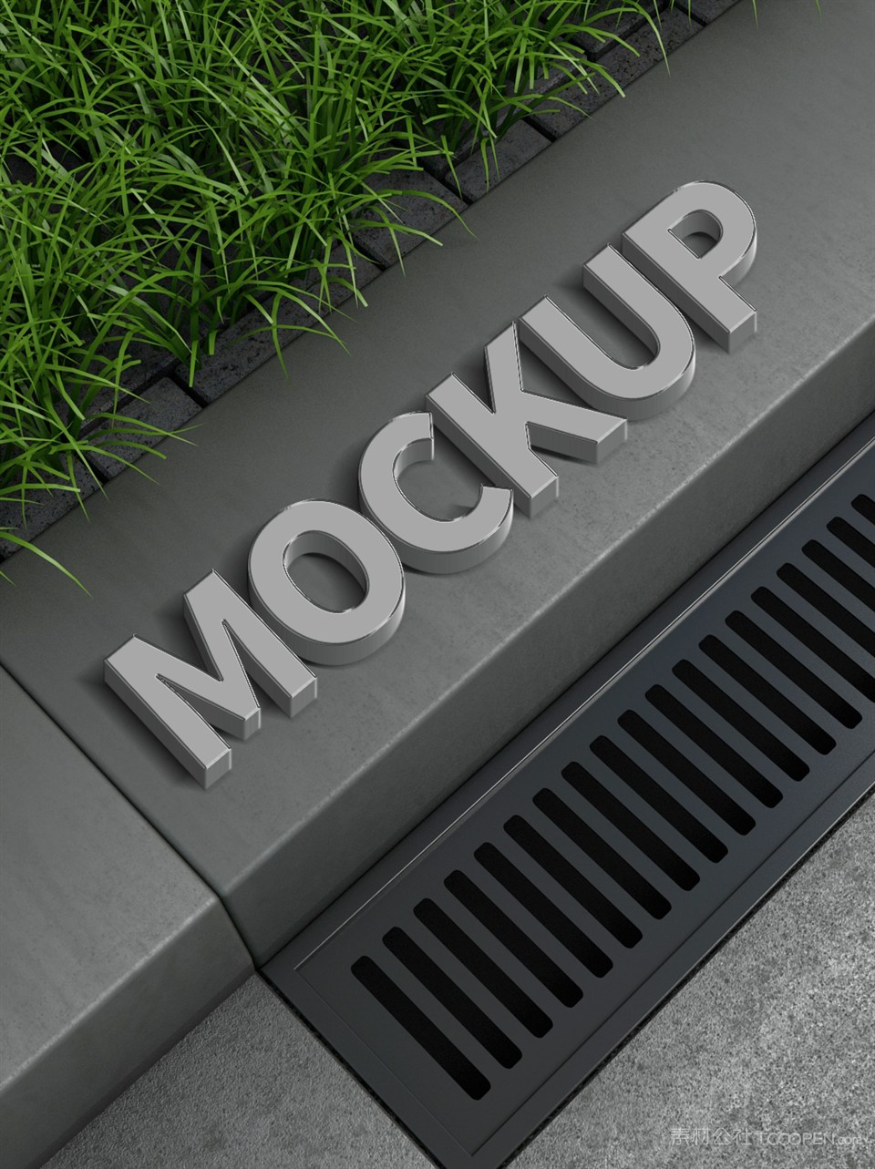 室外场景logo效果样机