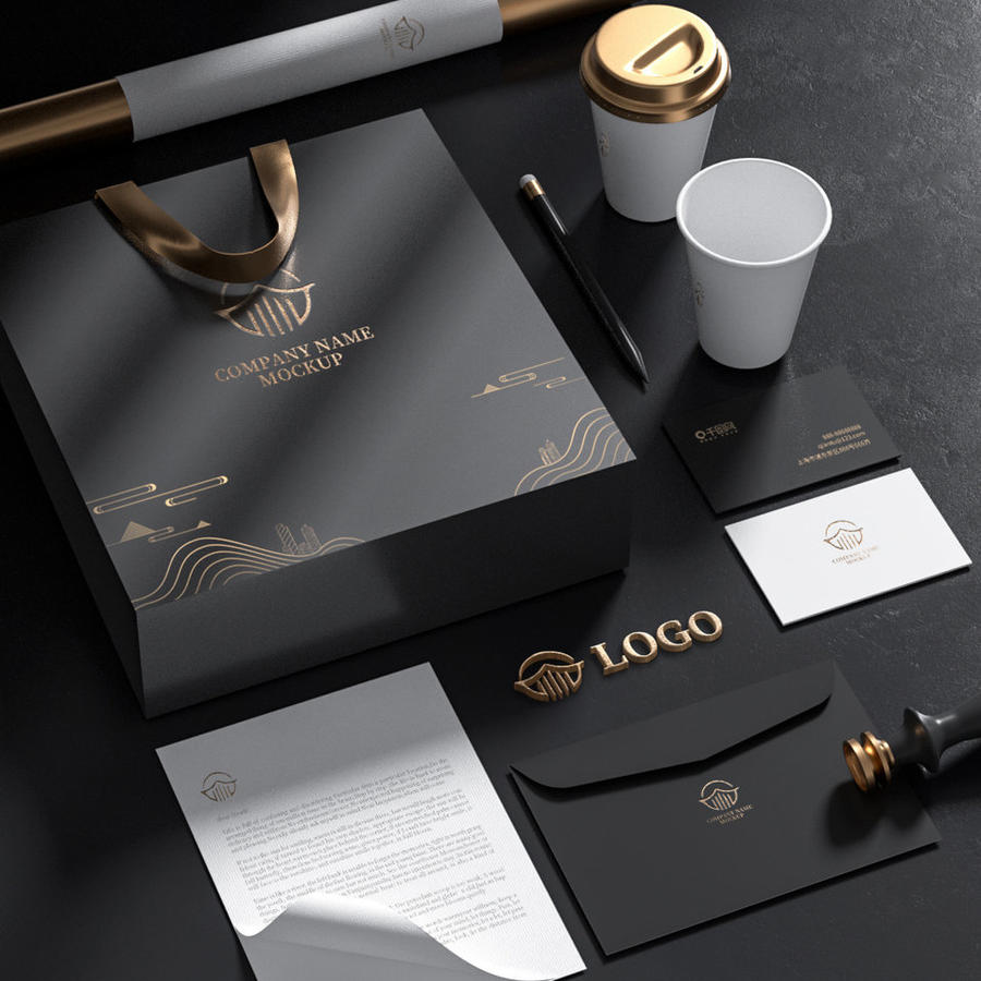 高端房地产vi提案样机