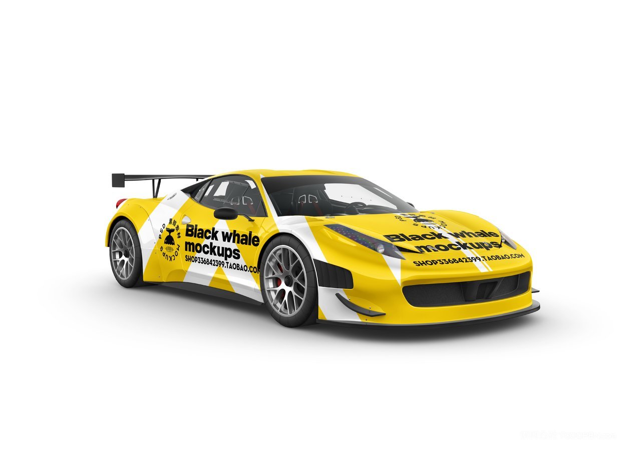 【1932期】黄色法拉利跑车样机 (3)