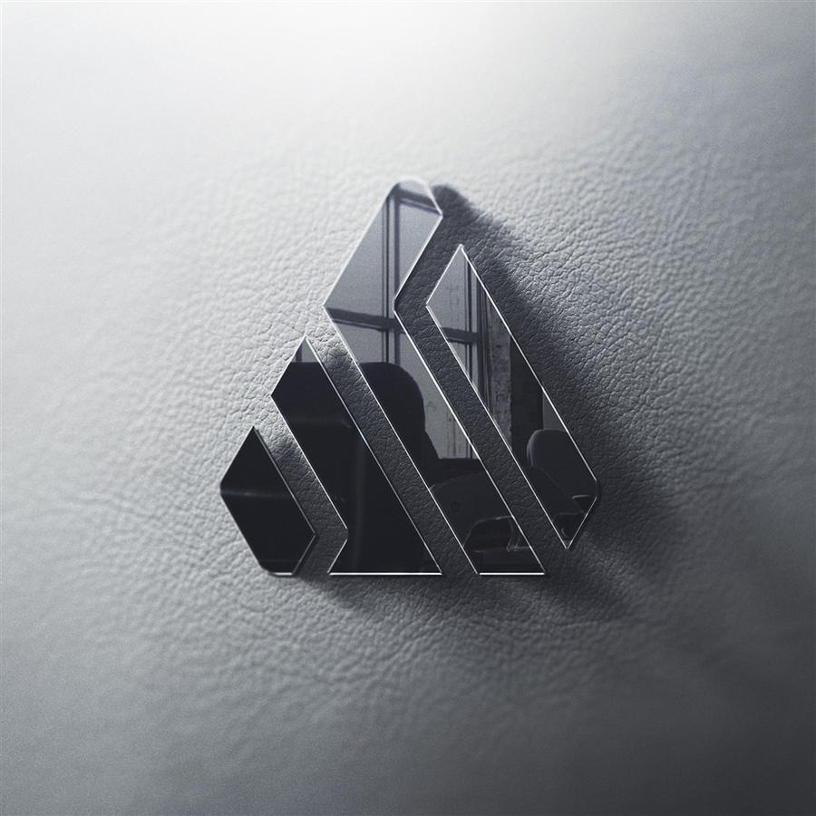 真实的3D立体logo样机