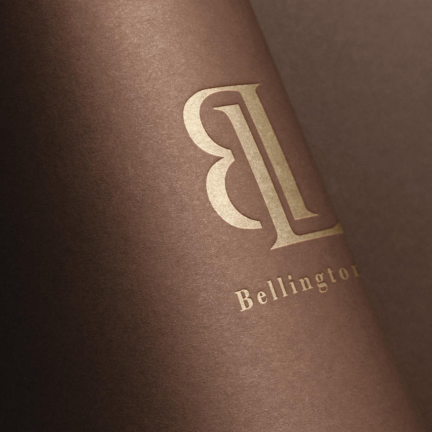 烫金标志样机金色logo样机简约标志样机