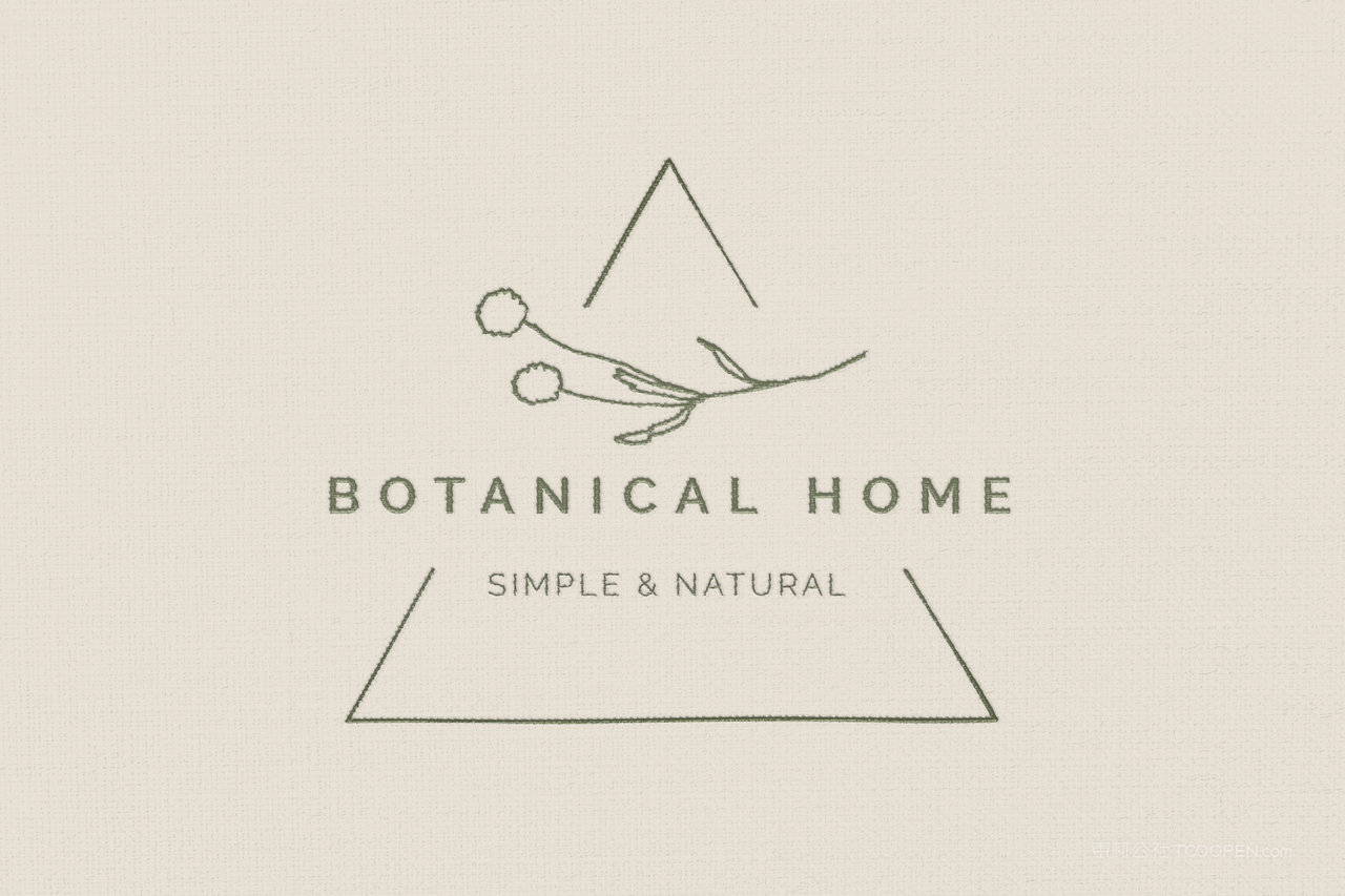 刺绣logo样机凹印效果logo样机