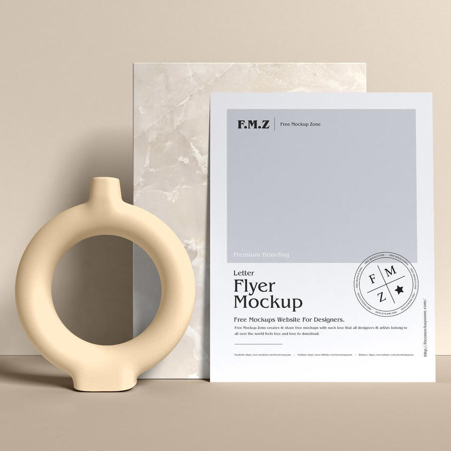 品牌宣传单样机