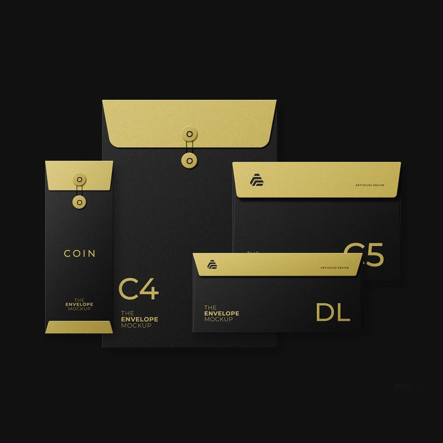 信封套装样机