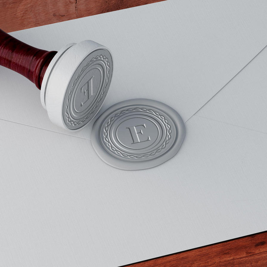 信封印章logo贴图样机