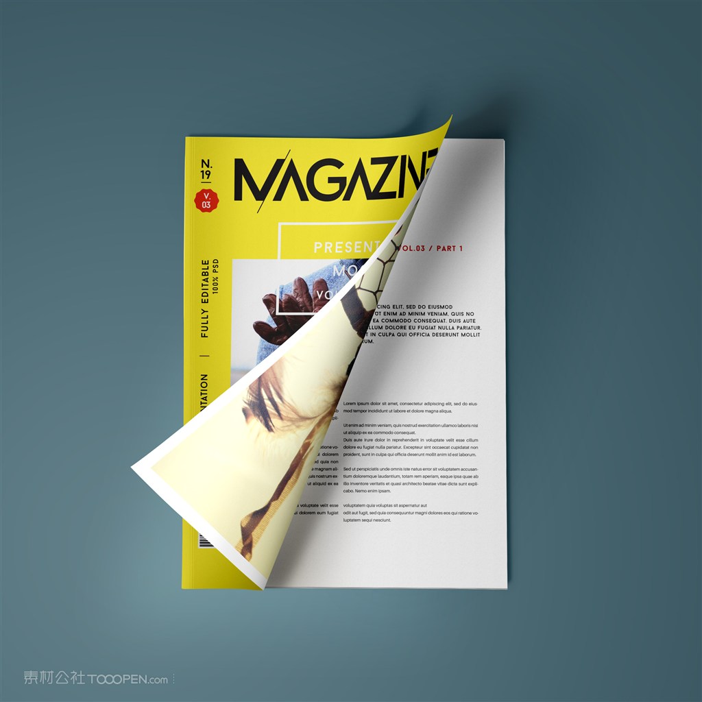 杂志宣传册画册楼书样机