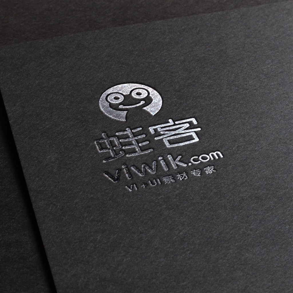 高档烫银企业标志样机