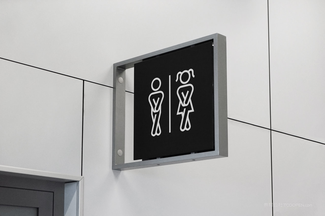 导视牌室内标志样机