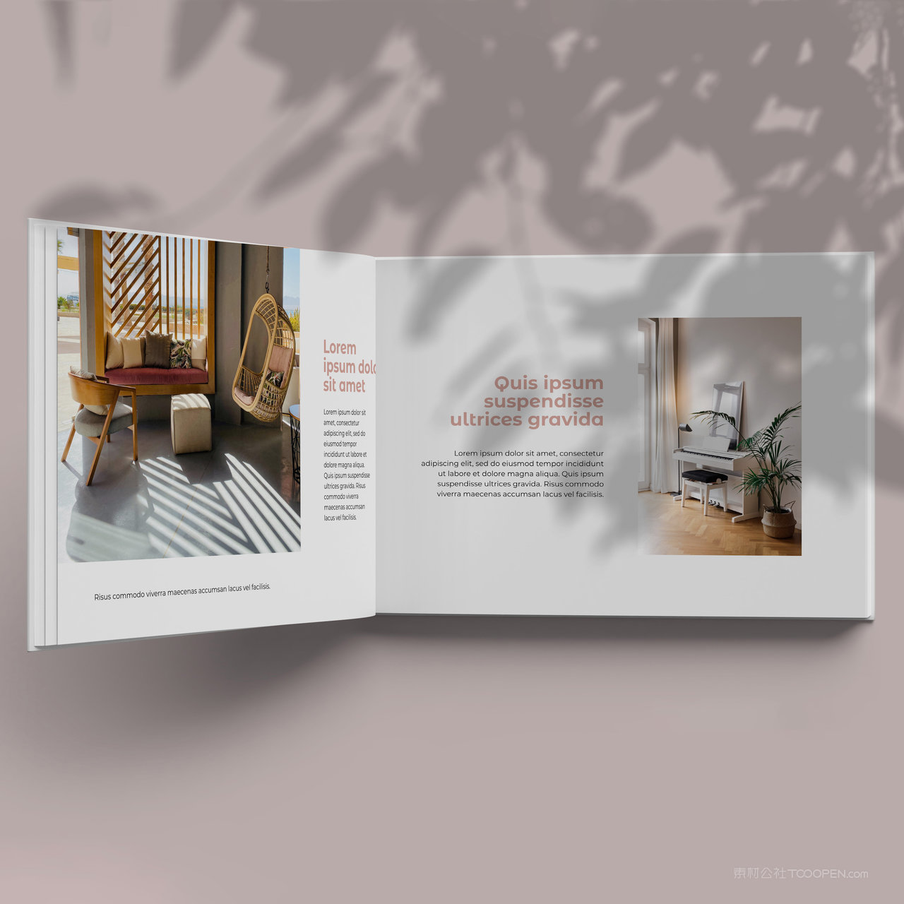 产品画册内页贴图样机