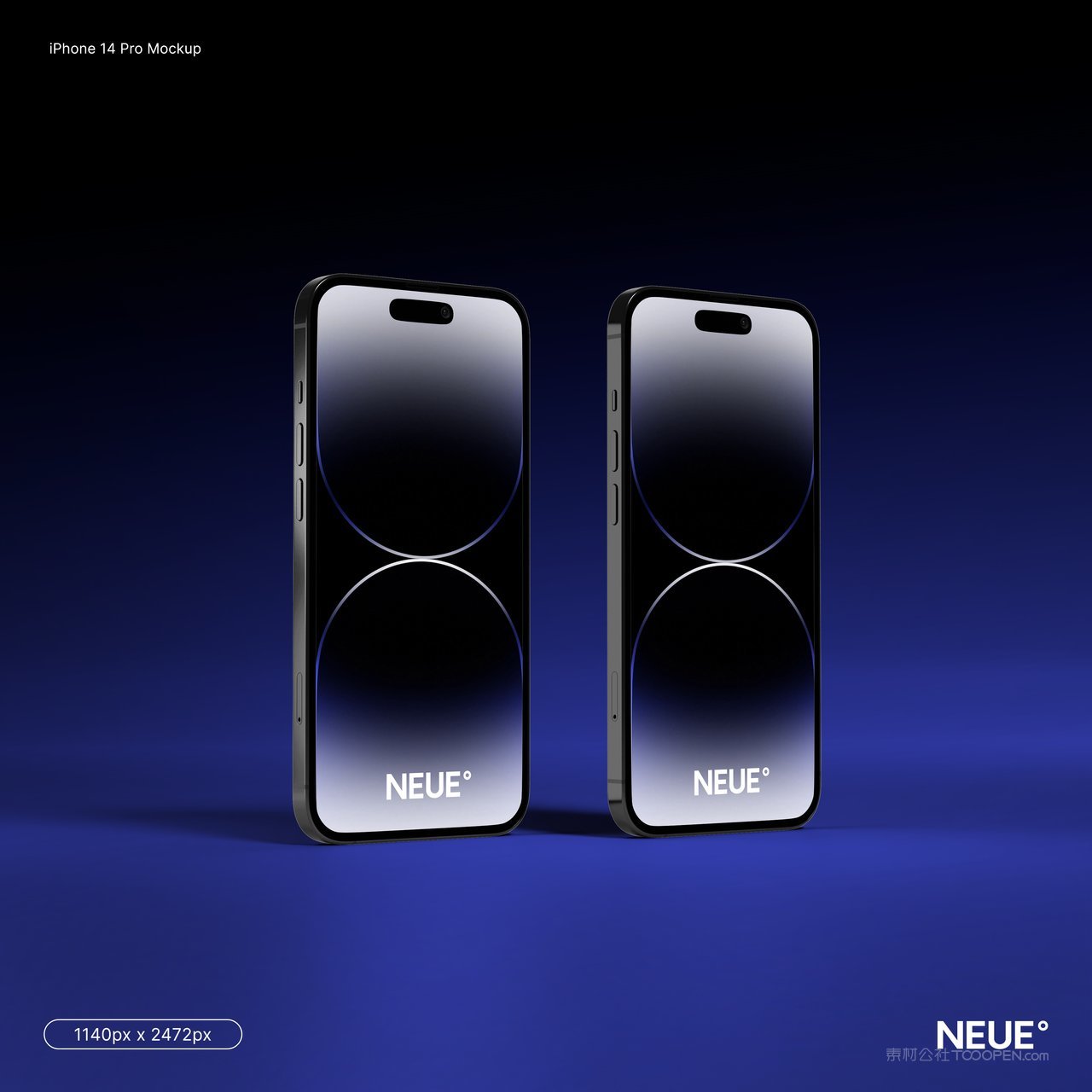 【2052期】多角度苹果14手机ui界面样机 (4)