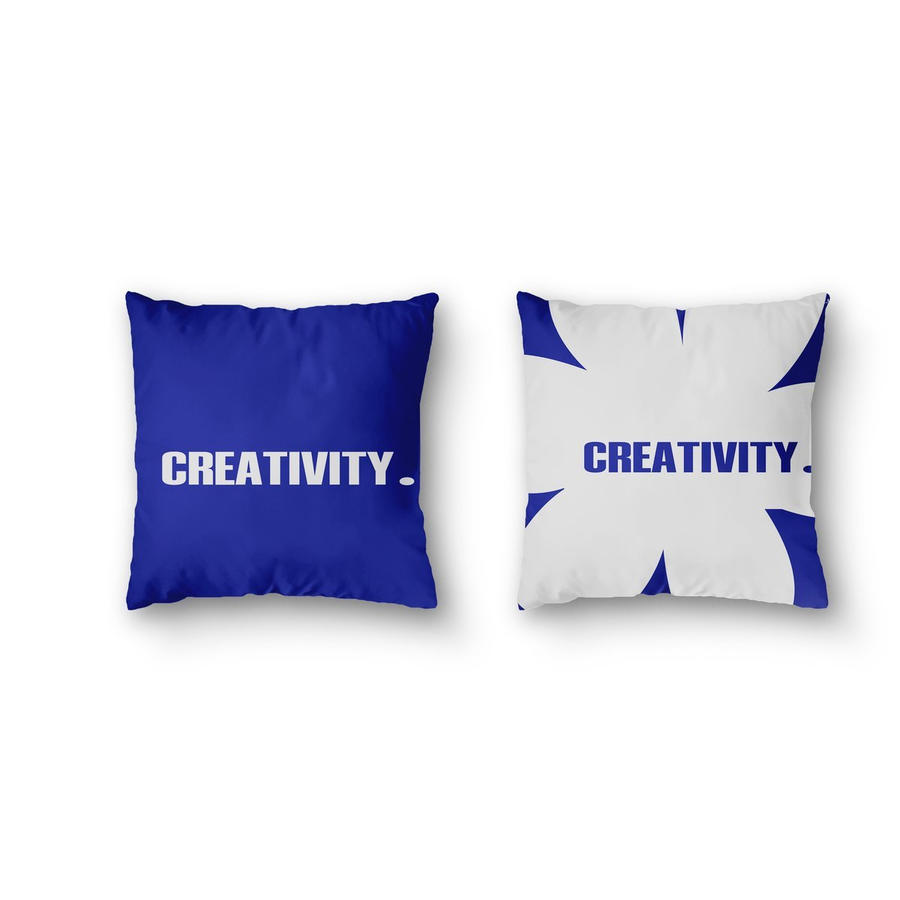 品牌VI形象展示样机抱枕