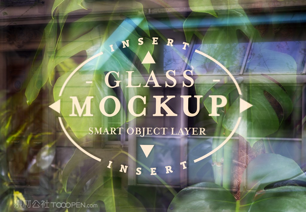 玻璃logo展示样机