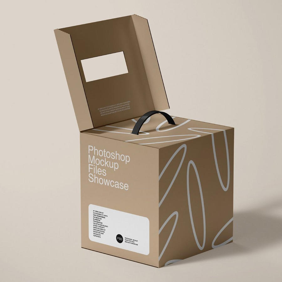 手提礼盒包装样机