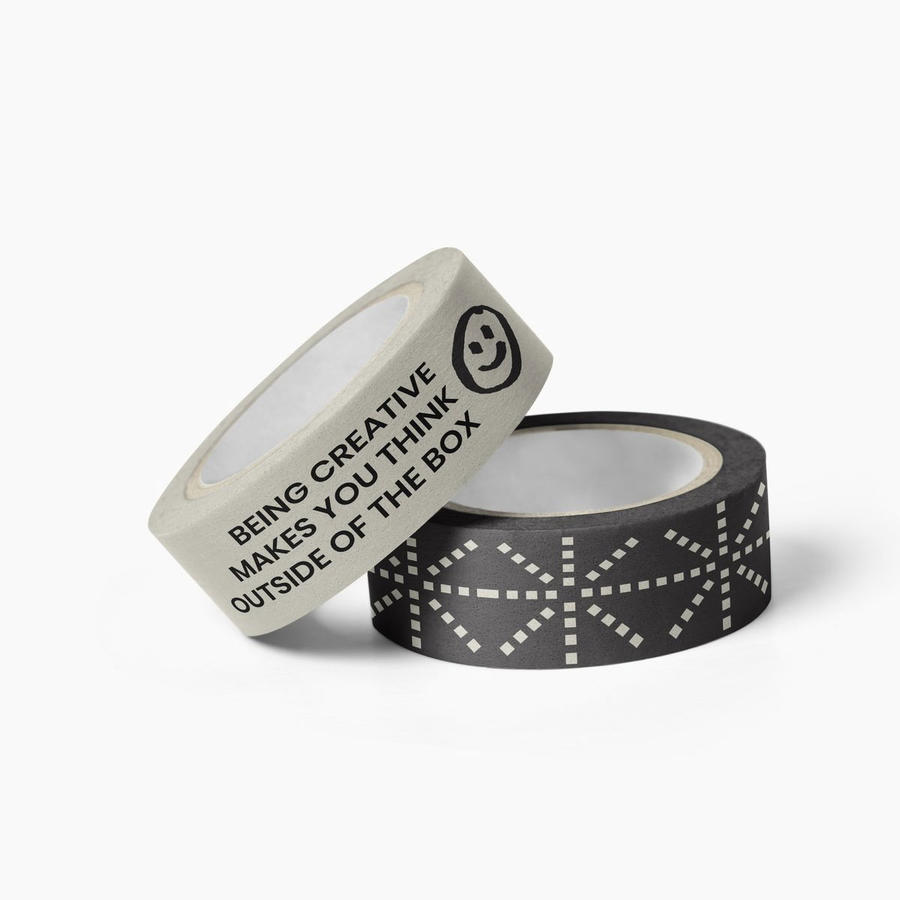 定制几何图案胶带样机