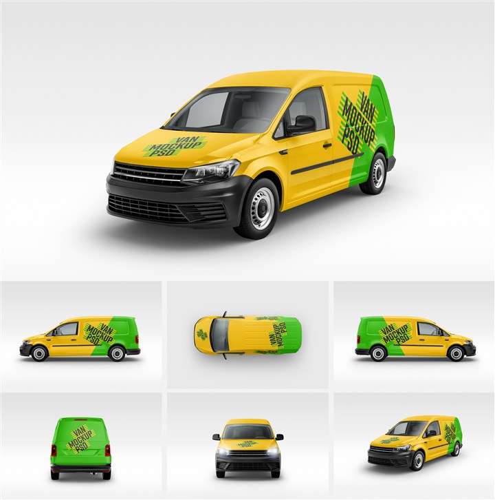 面板货车模型PSD6视角.zip