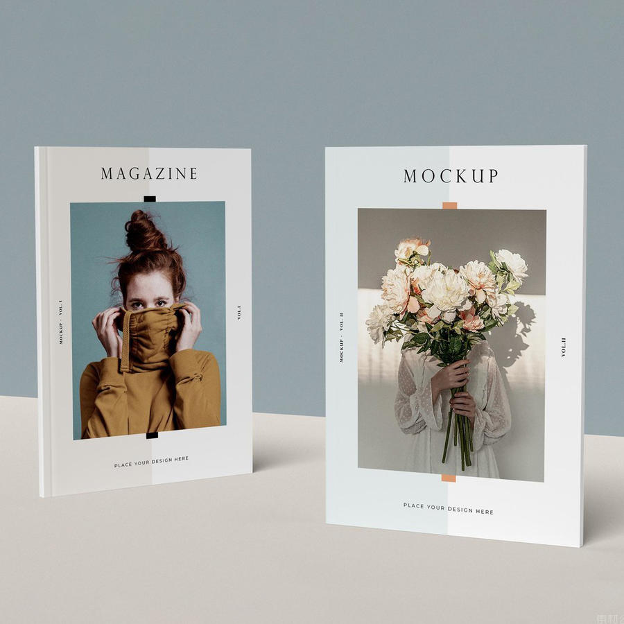 画册封面场景样机贴图